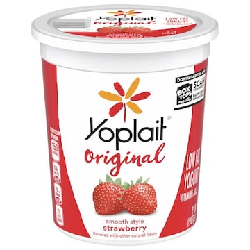 Yoplait Original Low Fat Smooth Style Strawberry Yogurt