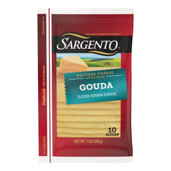 SARGENTO Sargento® Sliced Gouda Natural Cheese, 10 slices | Publix ...