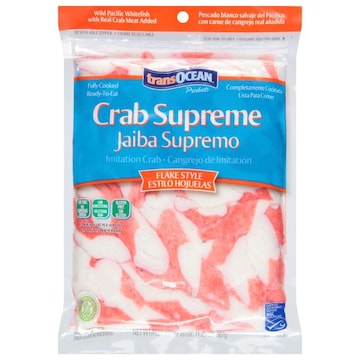 Trans Ocean  Crab Supreme Imitation Crab, Flake Style