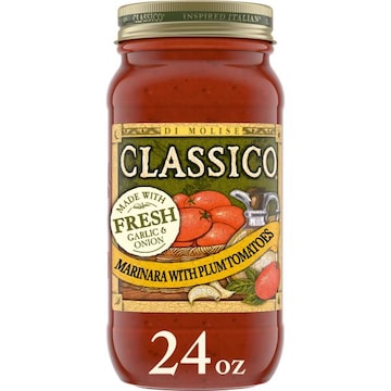 Classico Marinara Pasta Sauce with Plum Tomatoes & Olive Oil
