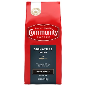 Community Coffee Coffee, Ground, Dark Roast, Signature Blend