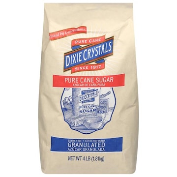Dixie Crystals Sugar, Pure Cane, Granulated, Extra Fine