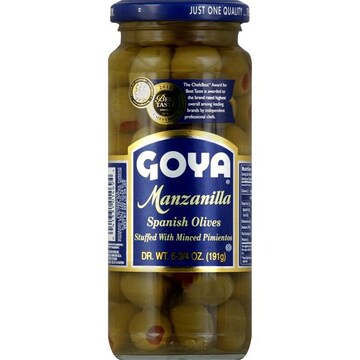 Goya Olives, Spanish, Manzanilla
