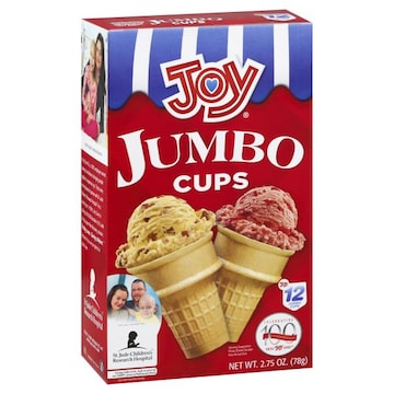 Joy Ice Cream Cups, Jumbo