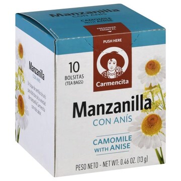 Carmencita Tea, Camomile with Anise, Tea Bags