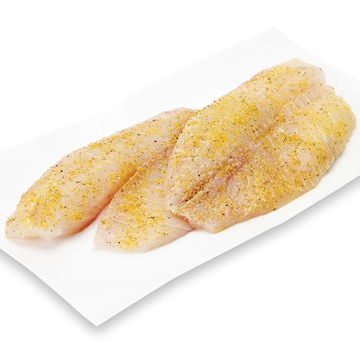 Tilapia Fillets, Lemon-Herb Seasoned Fresh, Ready-To-Cook