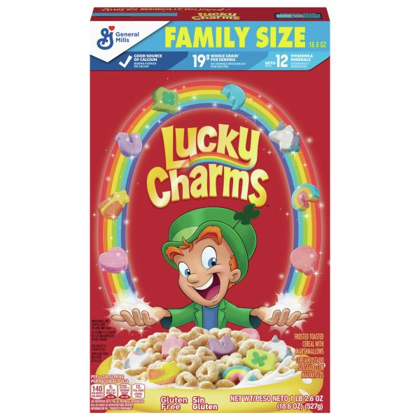 Lucky Charms Cereal, Family Size 