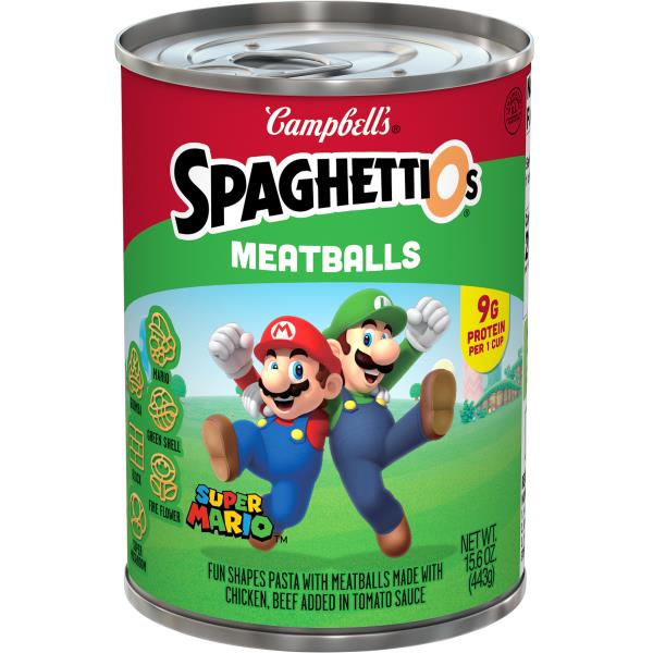 Campbell's® SpaghettiOs® Super Mario Bros Canned Pasta with