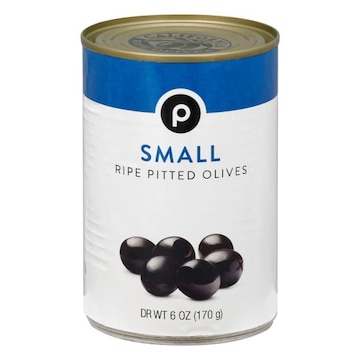 Publix Olives, Ripe, Pitted, Small