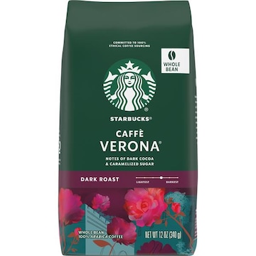 Starbucks Coffee, 100% Arabica, Whole Bean, Dark Roast, Caffe Verona