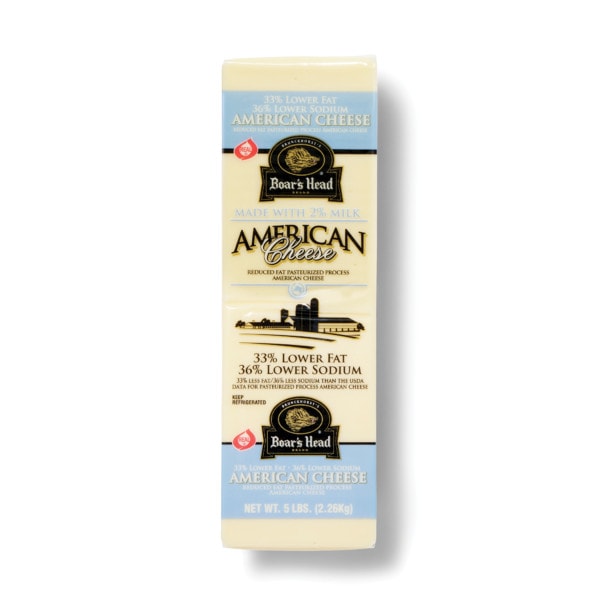 Boar's Head American Cheese, Yellow, 33 Lower Fat/36 Lower Sodium