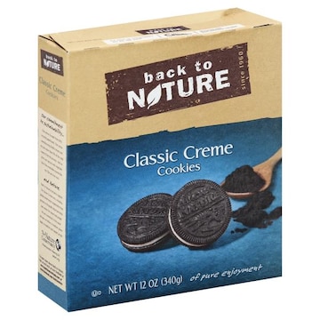 Back To Nature Sandwich Cookies, Classic Creme