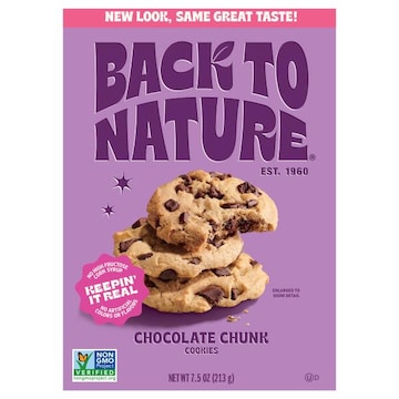 Back To Nature Cookies, Chocolate Chunk