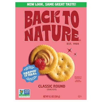Back To Nature Crackers, Classic Round