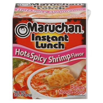 Maruchan Instant Lunch Ramen Noodle Soup, Hot & Spicy Shrimp Flavor