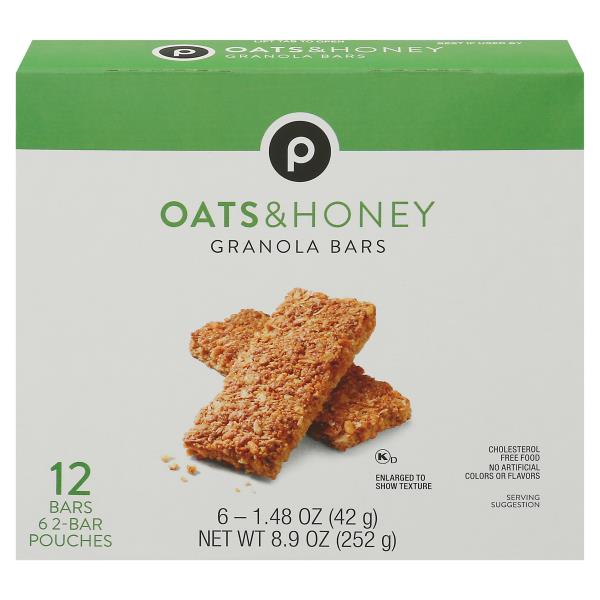 Publix Granola Bars, Oats & Honey Publix Super Markets