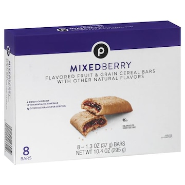 Publix Cereal Bars, Mixed Berry