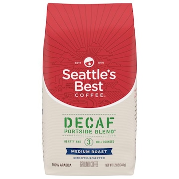 Seattle's Best Coffee Portside Blend Ground, Medium Roast, Decaf
