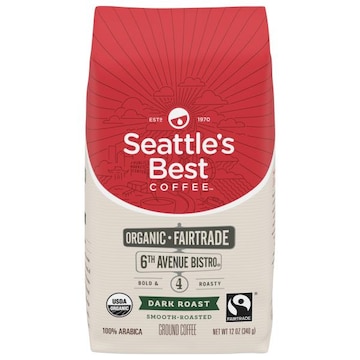 Seattle's Best Coffee 100% Arabica, Ground, Dark Roast, 6th Avenue Bistro