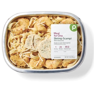 Publix Shrimp Scampi, with Fettuccine