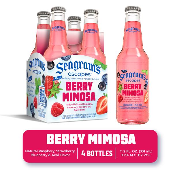 Seagram's Escapes Our Wild Berries flavor is bursting with berry flavors! This sweet, fruity and
