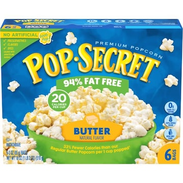 Pop Secret® 94% Fat Free Butter Microwave Popcorn