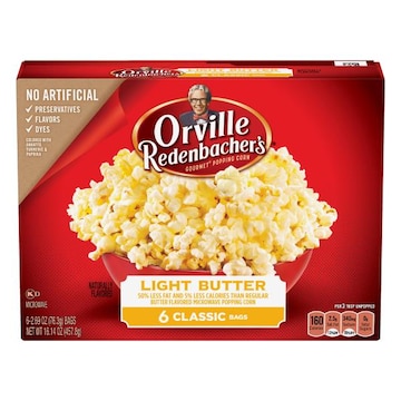 Orville Redenbacher's Popping Corn, Gourmet, Light Butter, Classic Bags