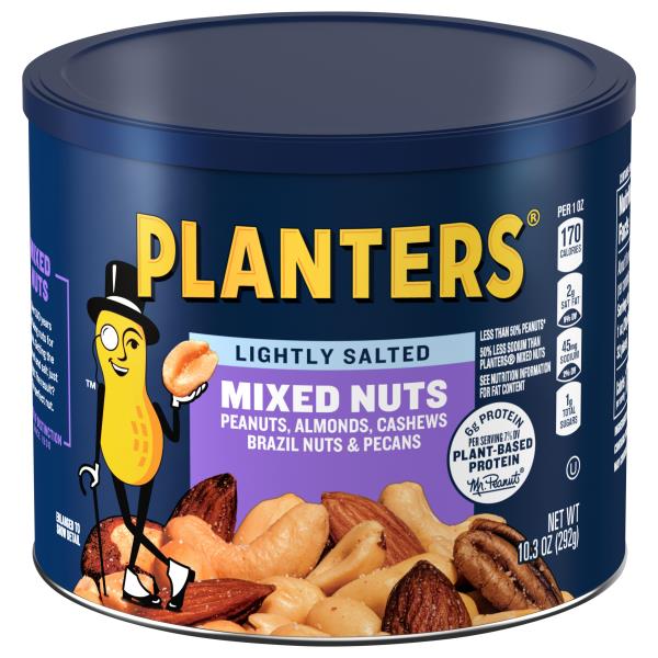 Planters Mixed Nuts, Lightly Salted Publix Super Markets