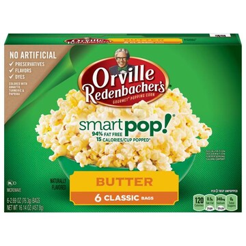 Orville Redenbacher's Smartpop! Popping Corn, Butter, Gourmet, Microwave