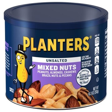 Planters Mixed Nuts, Unsalted