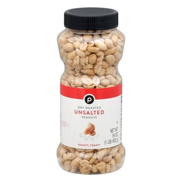 Publix Peanuts, Unsalted, Dry Roasted