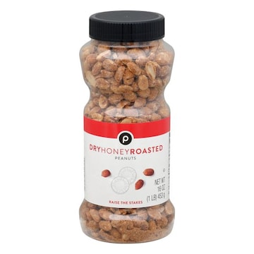 Publix Peanuts, Honey, Dry Roasted
