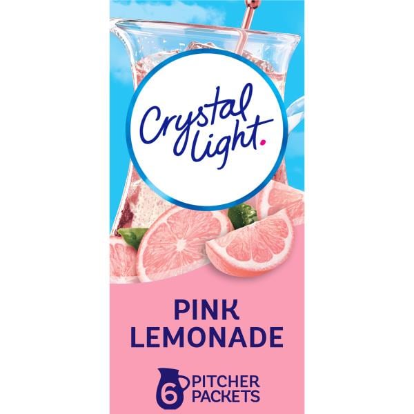 Crystal Light Pink Lemonade Naturally Flavored Powdered Drink Mix