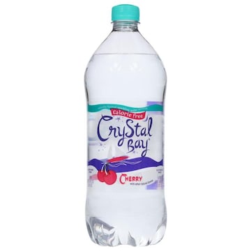 Crystal Bay Sparkling Water Beverage, Cherry, Calorie Free