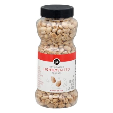 Publix Peanuts, Lightly Salted, Dry Roasted