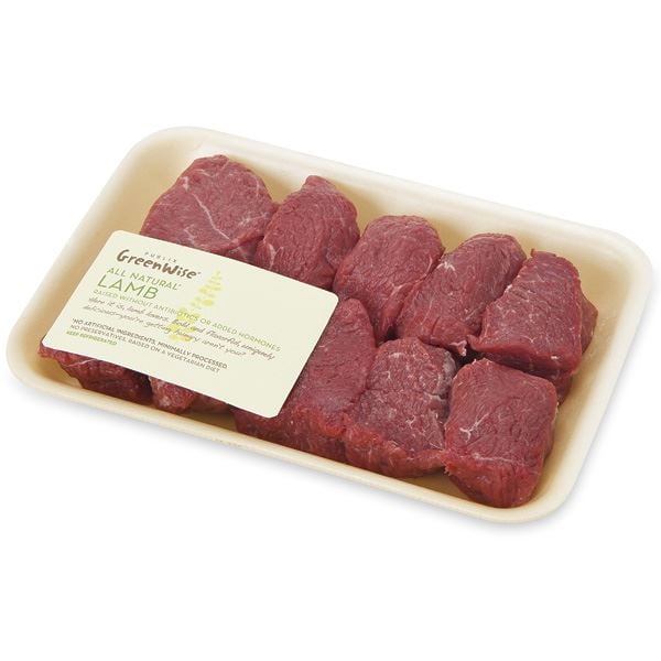 GreenWise Lamb Cubes for Kabobs, Raised Without Antibiotics, Product of