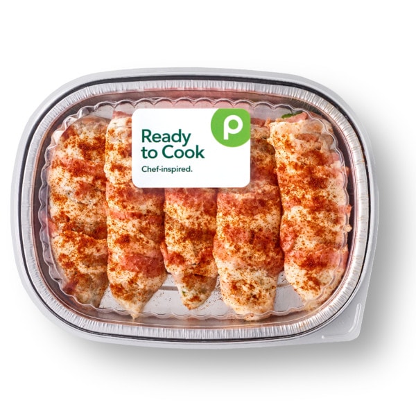 Publix Stuffed Jalapeno Peppers, Bacon Wrapped, Ready to Cook Publix