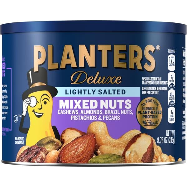 Planters Deluxe PLANTERS Deluxe Lightly Salted Mixed Nuts, 8.75 OZ