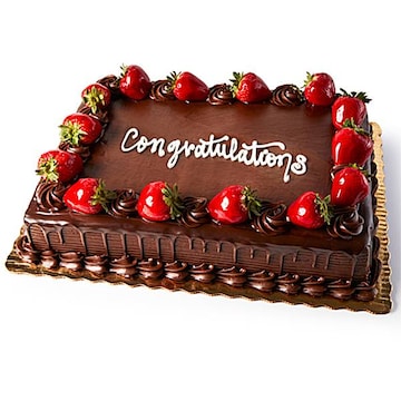 1/2 Sheet Chocolate Lover's Delight Cake