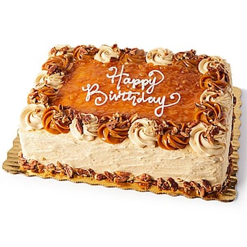 1/4 Sheet Caramel Apple Pecan Cake