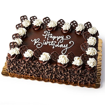 1/4 Sheet Midnight Fudge Fantasy Cake