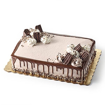 1/4 Sheet Chocolate & Cream Supreme Cake