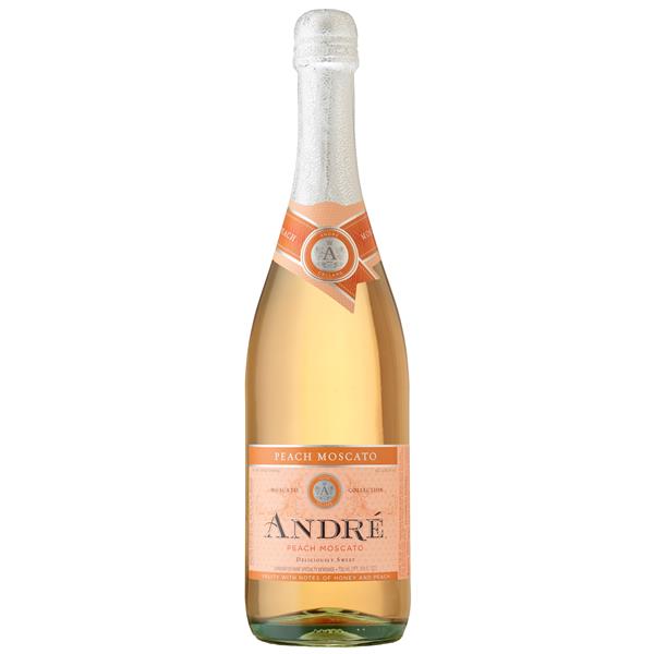 Andre Peach Moscato Champagne Sparkling Wine 750ml | Publix Super