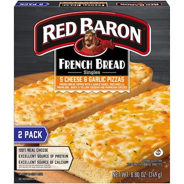 Red Baron Five Cheese and Garlic French Bread Personal Frozen Pizza