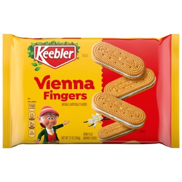 Keebler Vienna Fingers Sandwich Cookies, Creme Filled