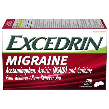 Excedrin Migraine Caplets for Migraine Headache Relief