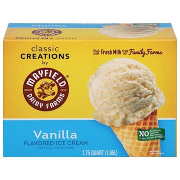 Mayfield Dairy Farms Ice Cream, Vanilla Flavored