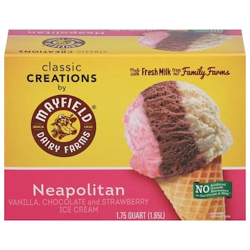 Mayfield Dairy Farms Ice Cream, Neapolitan