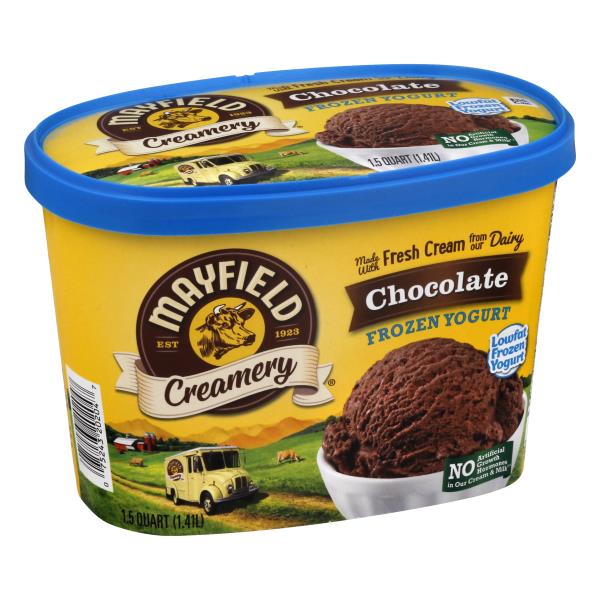 Mayfield Creamery Frozen Yogurt, Lowfat, Chocolate | Publix Super Markets