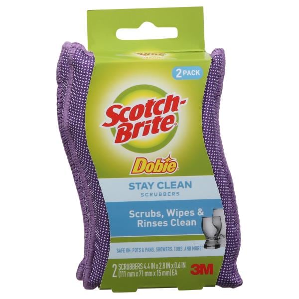 Scotch Brite Scrubbers Stay Clean 2 Pack Publix Super Markets   151001 600x600 A 